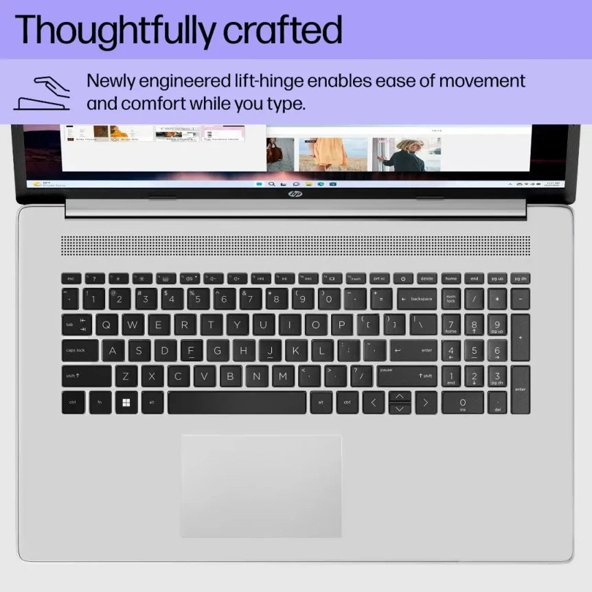 HP Laptop 17 with Intel Core i7-1355U | 17.3 Inch FHD Display | 16 GB DDR4 RAM | 1 TB SSD